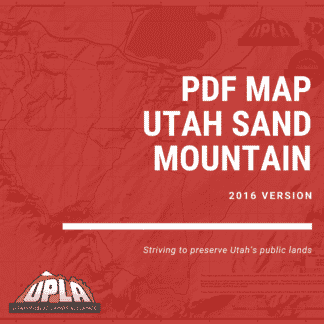 PDF Map (2016 Version) - Utah Sand Mountain Map - OHV Area